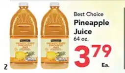 Eurofresh Market Best Choice Pineapple Juice offer