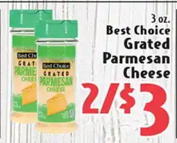 Eurofresh Market Best Choice Grated Parmesan Cheese offer