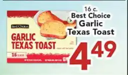 Eurofresh Market Best Choice Garlic Texas Toast offer