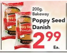 Eurofresh Market Bakeway Poppy Seed Danish offer