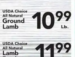 Eurofresh Market USDA Choice All Natural Ground Lamb offer