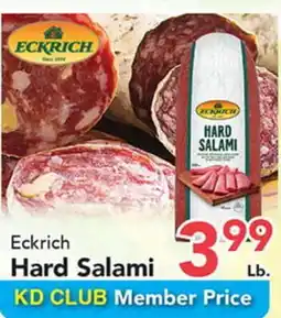 Eurofresh Market Eckrich Hard Salami offer
