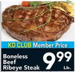Eurofresh Market Boneless Beef Ribeye Steak offer