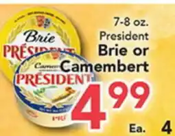 Eurofresh Market President Brie or Camembert offer