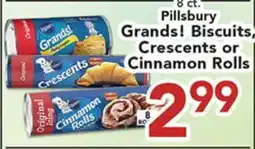 Eurofresh Market Pillsbury Grands! Biscuits, Crescents or Cinnamon Rolls offer