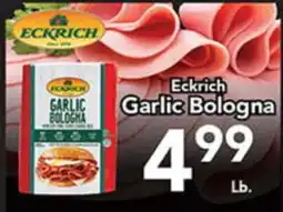 Eurofresh Market Eckrich Garlic Bologna offer