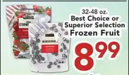 Eurofresh Market Best Choice or Superior Selection Frozen Fruit offer