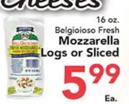Eurofresh Market Belgioioso Fresh Mozzarella Logs or Sliced offer