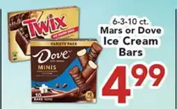 Eurofresh Market Mars or Dove Ice Cream Bars offer