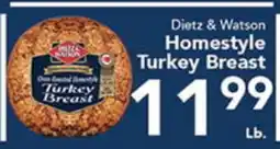Eurofresh Market Dietz & Watson Homestyle Turkey Breast offer