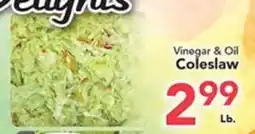 Eurofresh Market Vinegar & Oil Coleslaw offer