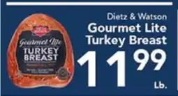 Eurofresh Market Dietz & Watson Gourmet Lite Turkey Breast offer