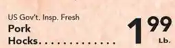 Eurofresh Market US Gov't. Insp. Fresh Pork Hocks offer