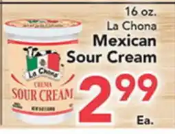 Eurofresh Market La Chona Mexican Sour Cream offer
