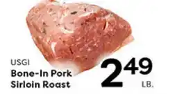 Rich's Fresh Market USGI Bone-In Pork Sirloin Roast offer