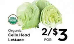 Rich's Fresh Market Organic Cello Head Lettuce offer