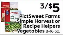 Rich's Fresh Market PictSweet Farms Simple Harvest or Recipe Helpers Vegetables offer