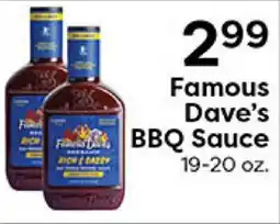 Rich's Fresh Market Famous Dave's BBQ Sauce offer