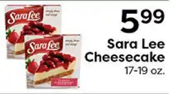 Rich's Fresh Market Sara Lee Cheesecake offer
