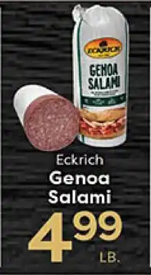 Rich's Fresh Market Eckrich Genoa Salami offer