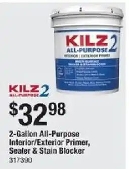 The Home Depot Kilz all-purpose interior/exterior primer offer