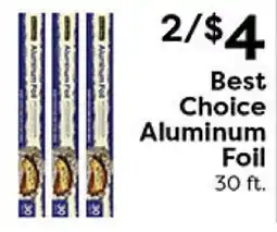 Rich's Fresh Market Best Choice Aluminum Foil offer