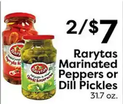 Rich's Fresh Market Rarytas Marinated Peppers or Dill Pickles offer