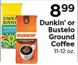 Rich's Fresh Market Dunkin' or Bustelo Ground Coffee offer