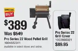 The Home Depot Pro Series 22 Wood Pellet Grill offer
