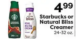 Rich's Fresh Market Starbucks or Natural Bliss Creamer offer