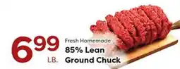 Rich's Fresh Market Fresh Homemade 85% Lean Ground Chuck offer