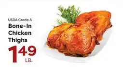 Rich's Fresh Market USDA Grade A Bone-In Chicken Thighs offer