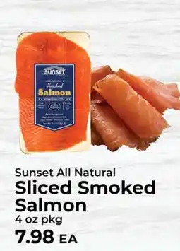 Sunset Foods Sunset All Natural Sliced Smoked Salmon offer