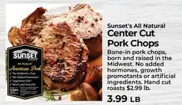 Sunset Foods Sunset's All Natural Center Cut Pork Chops offer