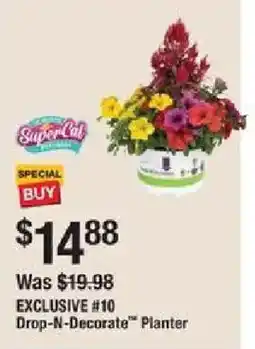 The Home Depot SuperCat Drop-N-Decorate™ Planter offer