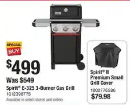 The Home Depot Spirit E-325 3-Burner Gas Grill offer