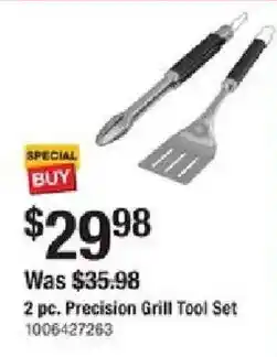 The Home Depot 2 pc. Precision Grill Tool Set offer
