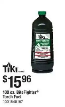 The Home Depot Tiki Brand BiteFighter Torch Fuel offer