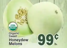 Angelo Caputo's Fresh Market Organic Sweet Honeydew Melons offer