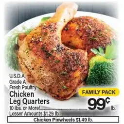 Angelo Caputo's Fresh Market U.S.D.A. Grade A Fresh Poultry Chicken Leg Quarters offer