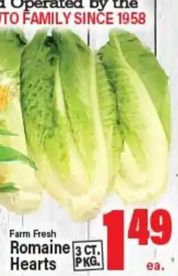 Angelo Caputo's Fresh Market Farm Fresh Romaine Hearts offer