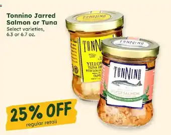 Tonnino jarred salmon or tuna