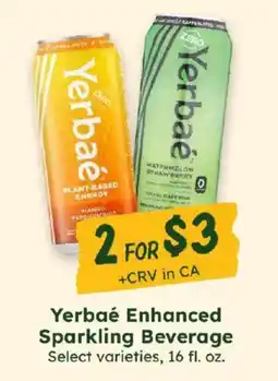 Sprouts Farmers Market Yerbaé Enhanced Sparkling Beverage offer
