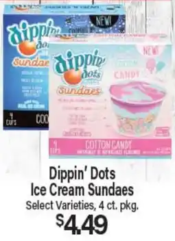 Angelo Caputo's Fresh Market Dippin' Dots Ice Cream Sundaes offer