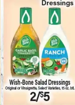Angelo Caputo's Fresh Market Wish-Bone Salad Dressings offer