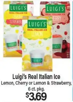Angelo Caputo's Fresh Market Luigi's Real Italian Ice offer