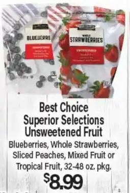Angelo Caputo's Fresh Market Best Choice Superior Selections Unsweetened Fruit offer