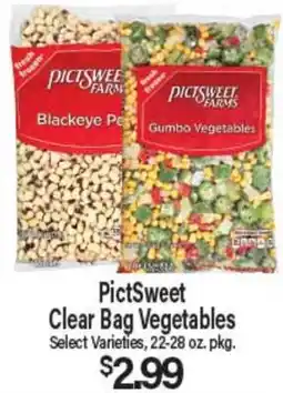 Angelo Caputo's Fresh Market PictSweet Clear Bag Vegetables offer