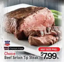 Angelo Caputo's Fresh Market Choice Beef Sirloin Tip Steak offer