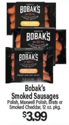 Angelo Caputo's Fresh Market Bobak's Smoked Sausages offer
